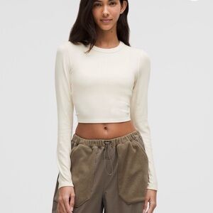 Hold tight straight hemmed cropped
